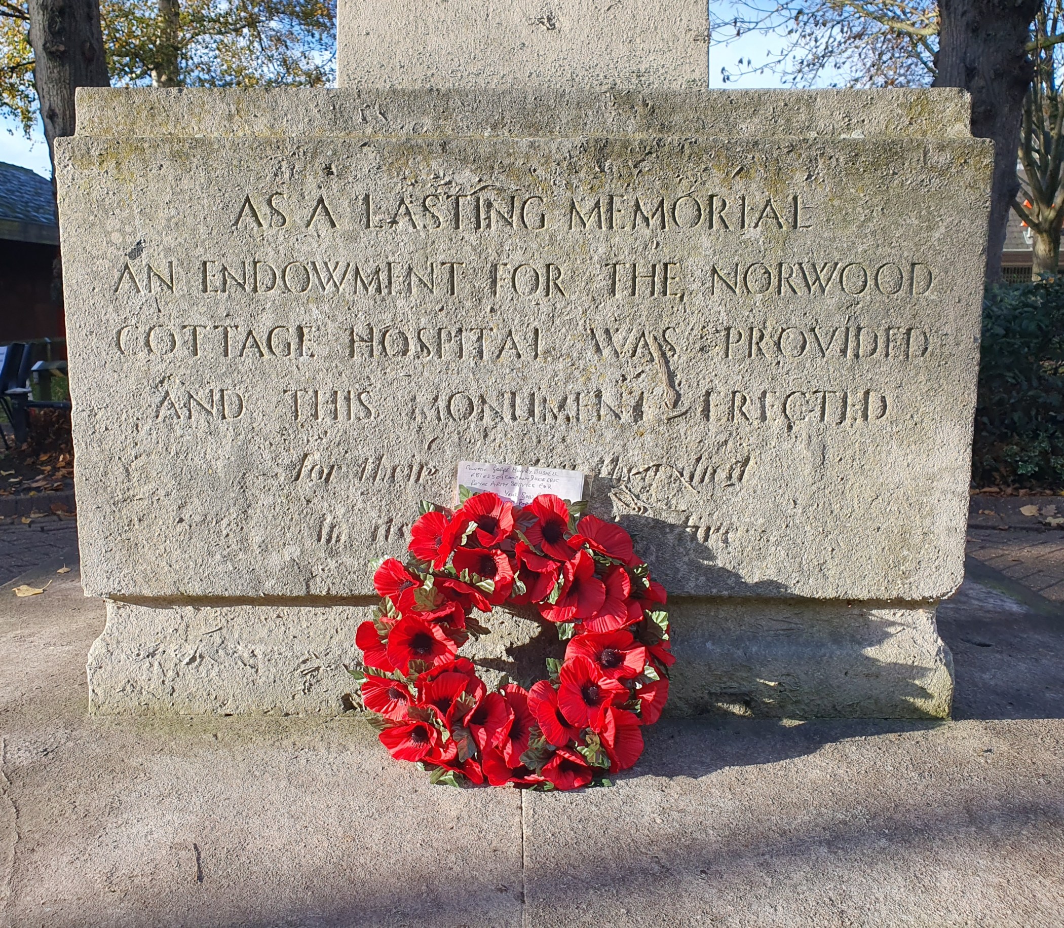 In Remembrance: Sunday’s service on the Triangle | NEWS FROM CRYSTAL PALACE